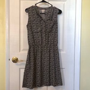 Black and white dress